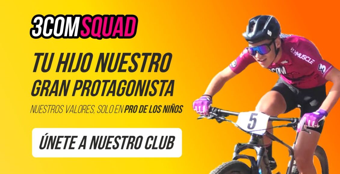 Chico corriendo en una bicicleta – 3COM Squad