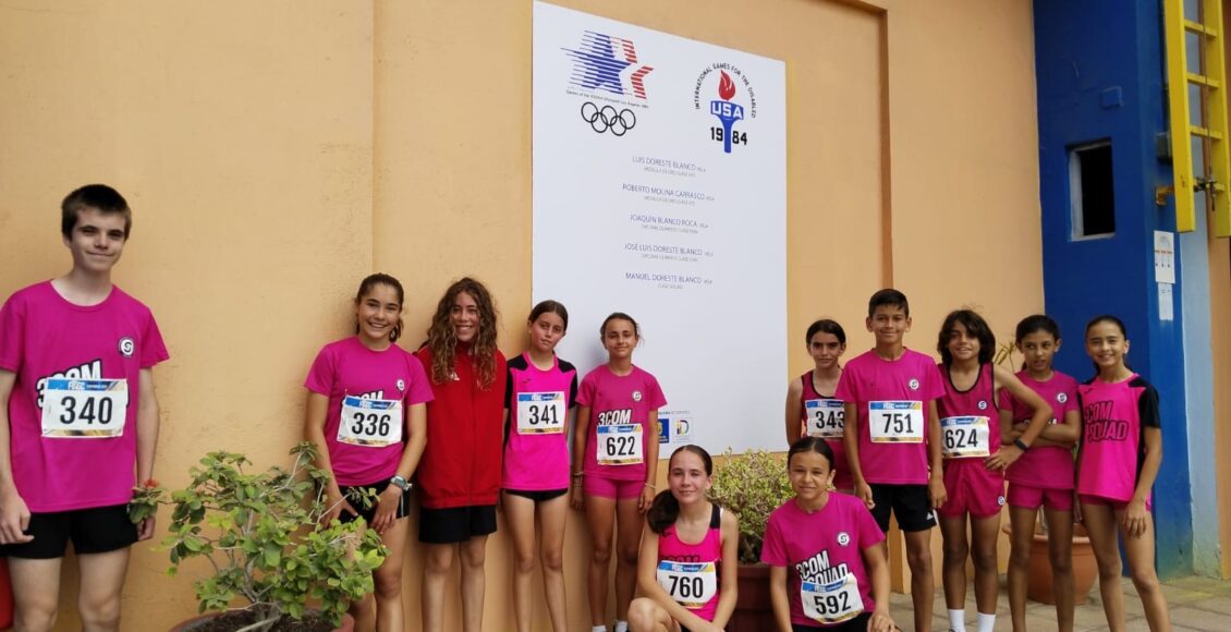 Foto de niños entrenando atletismoen gran canaria 3com squad (3)
