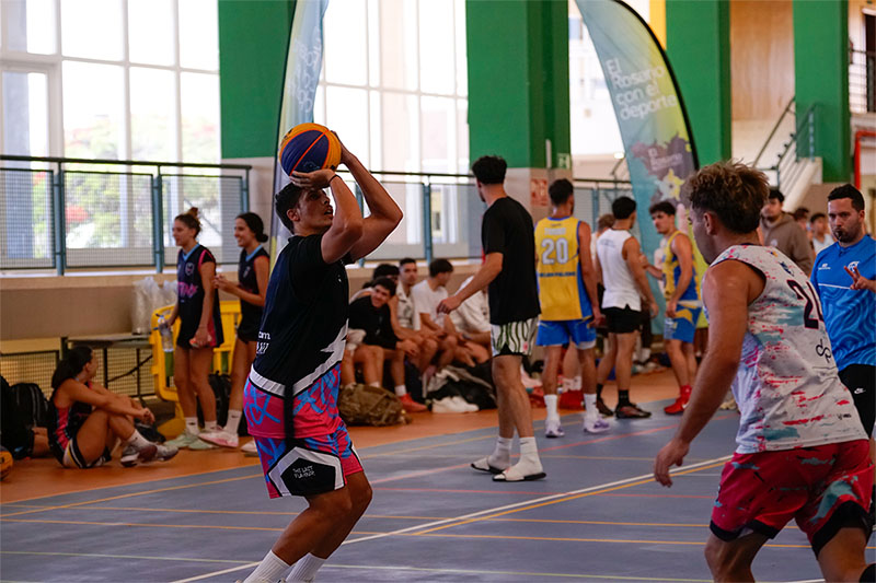 Jugadores de StreetFlavour en el 3x3 de El Rosario - 3COM Squad