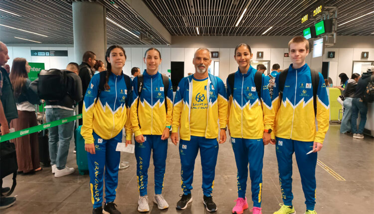 Integrantes de 3COM SQUAD de la seleccion GRAN CANARIA en XLIII Campeonato de Canarias de Atletismo en Edad Escolar del Gobierno de Canarias