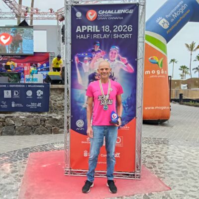 Jonay García González campeón de Canarias en la distancia half en su grupo de edad (45-49)